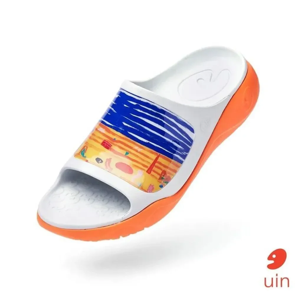 UIN Men's Sandals Beach Summer Travel Anti-Slip Slippers (at the beach ibiza)